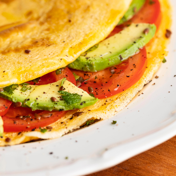 Avocado & Feta Omelet Recipe